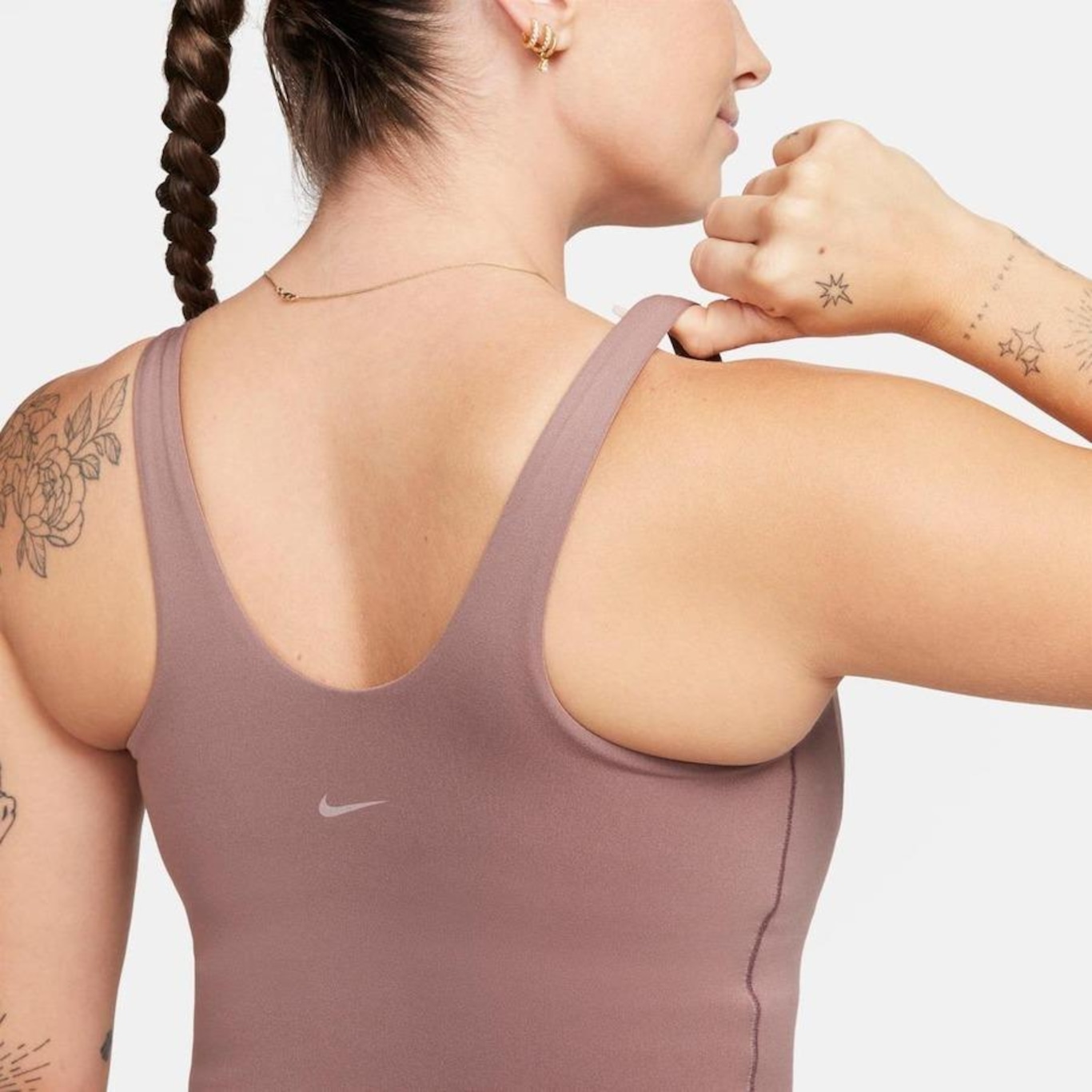 Top Fitness Nike Dri-Fit Alate - Feminino - Foto 5