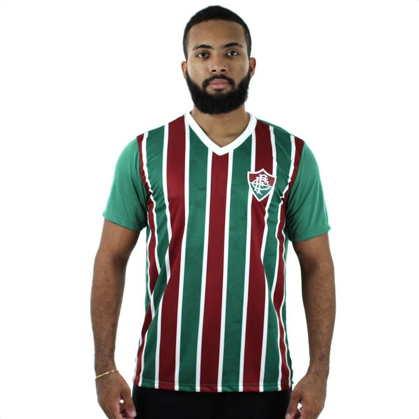 Camisa Braziline Fluminense Volcano - Masculina - Foto 1