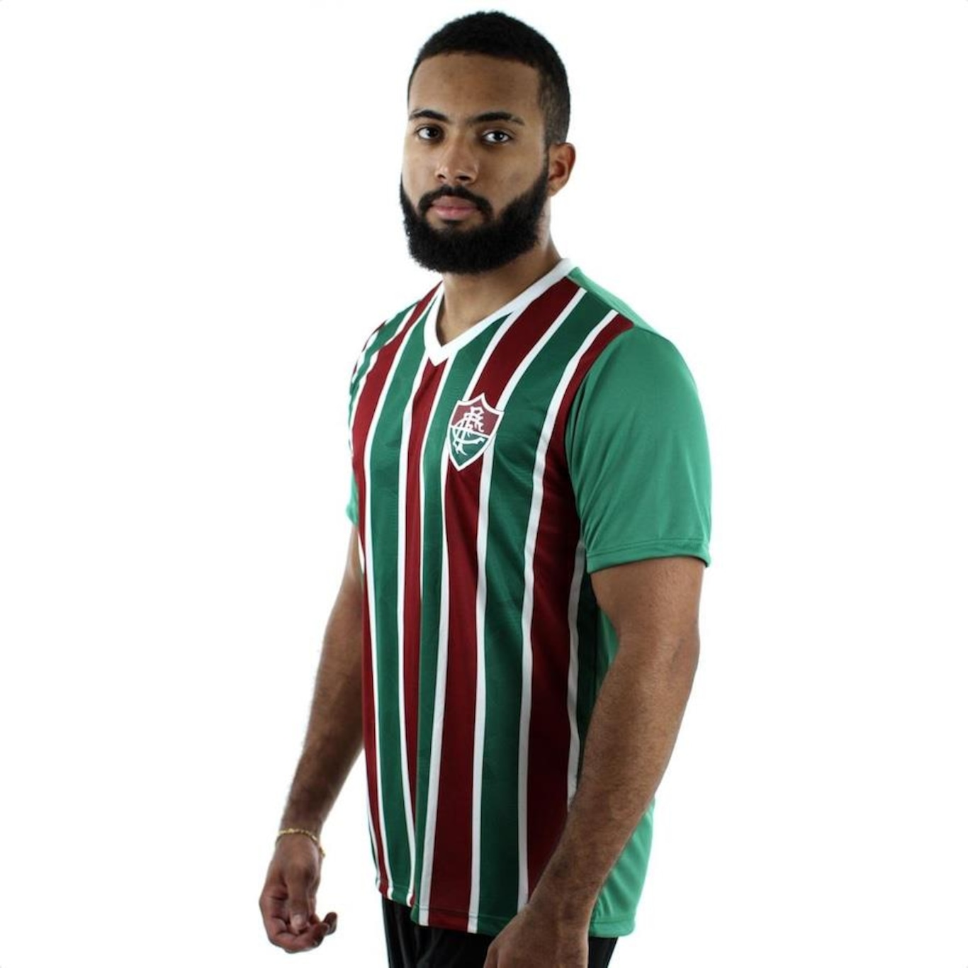 Camisa Braziline Fluminense Volcano - Masculina - Foto 3