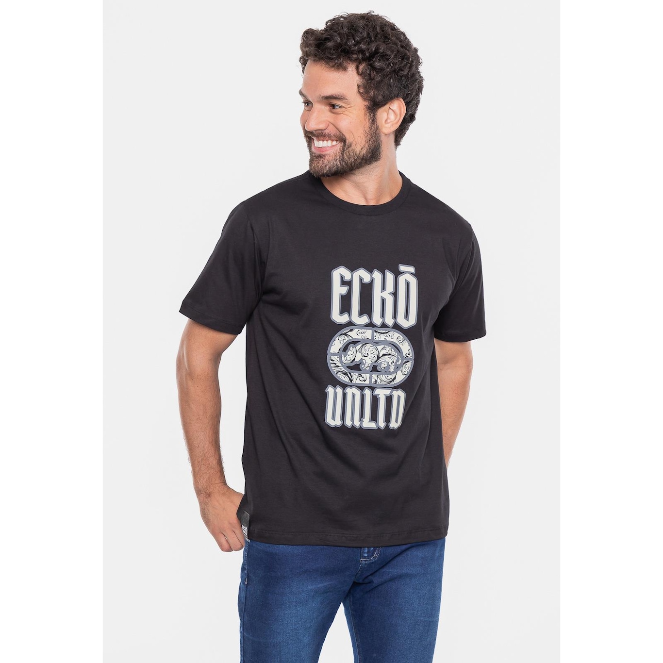 Camiseta Ecko Vintage Logo - Masculina - Foto 4