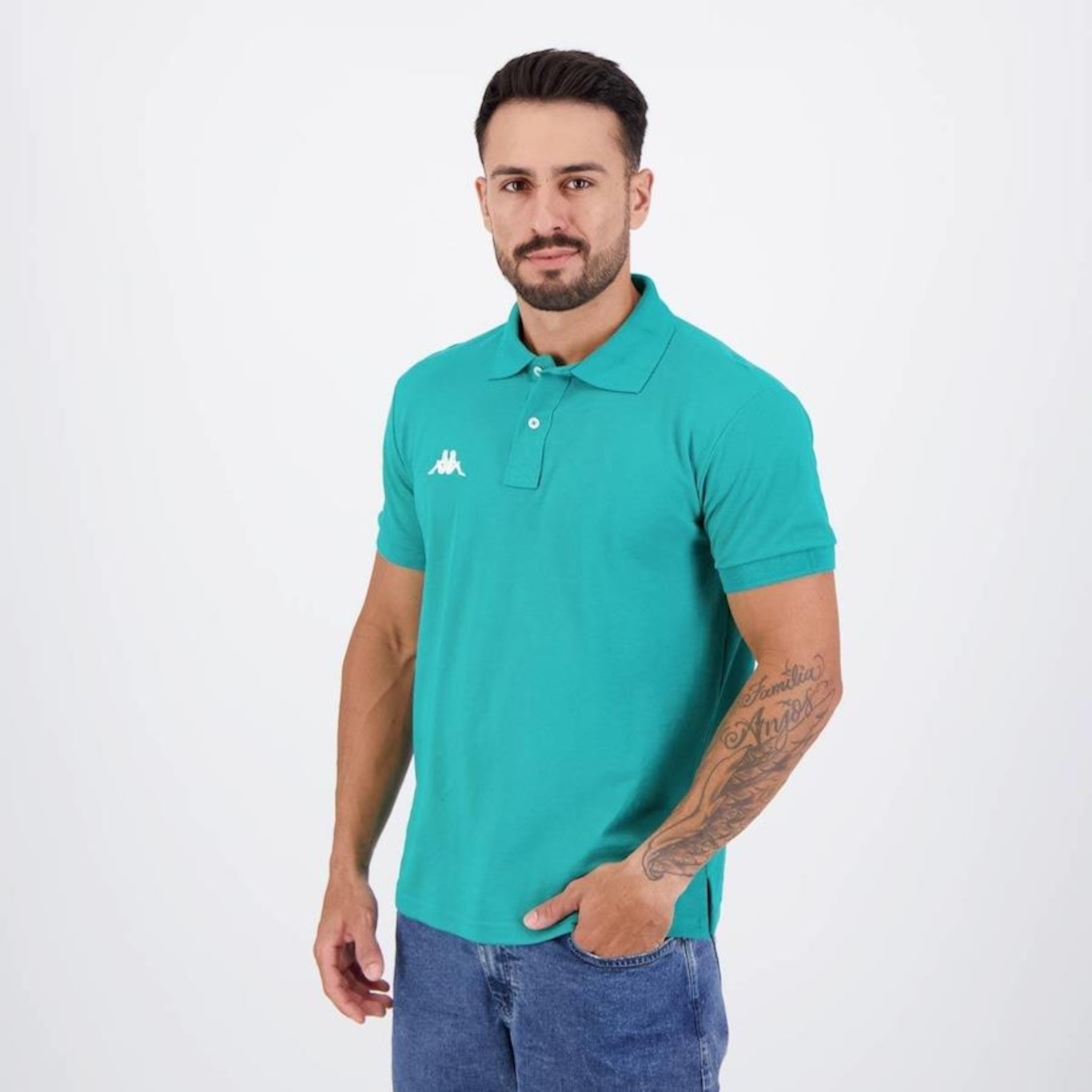 Camisa Polo Kappa Essential Sport - Masculina - Foto 3