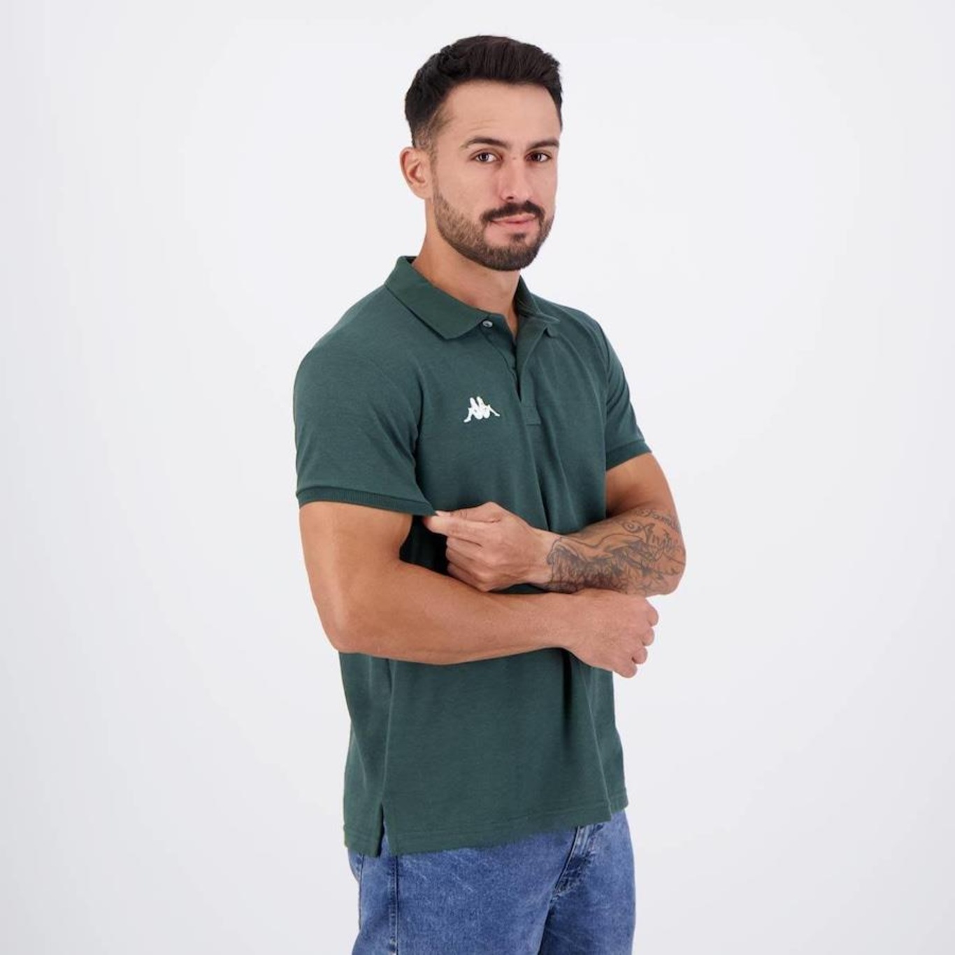 Camisa Polo Kappa Essential Sport - Masculina - Foto 2