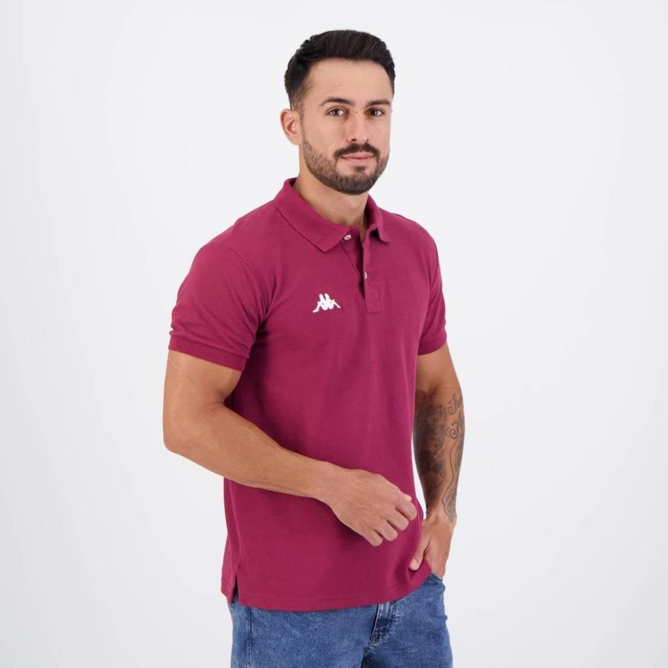 Camisa Polo Kappa Essential Sport - Masculina - Foto 2