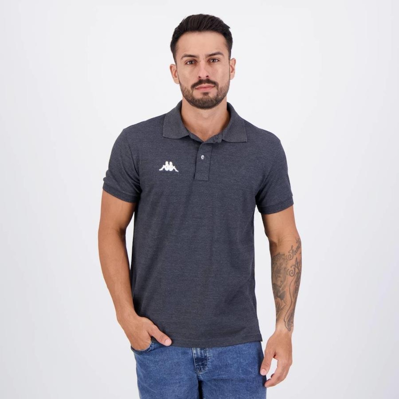 Camisa Polo Kappa Essential Sport - Masculina - Foto 1