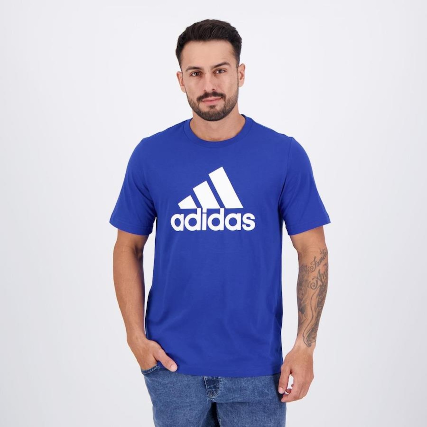 Camiseta adidas Big Logo - Masculina - Foto 1