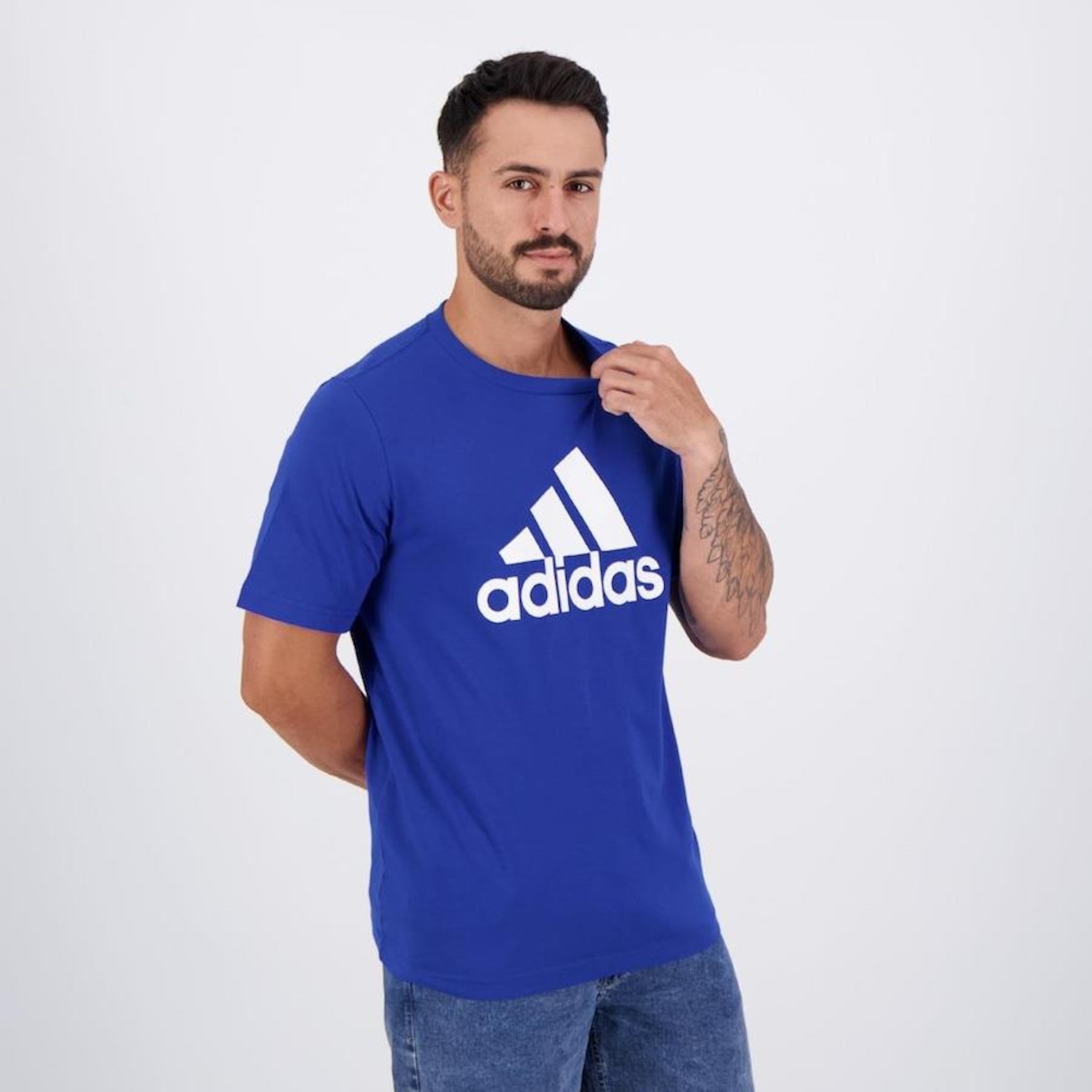 Camiseta adidas Big Logo - Masculina - Foto 2