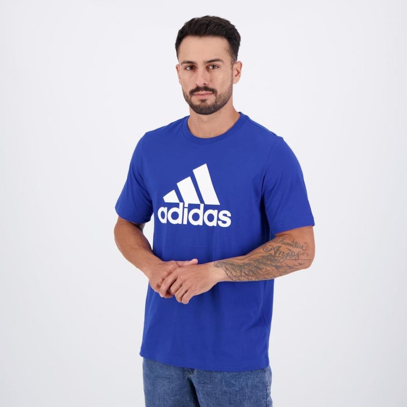 Camiseta adidas Big Logo - Masculina - Foto 3