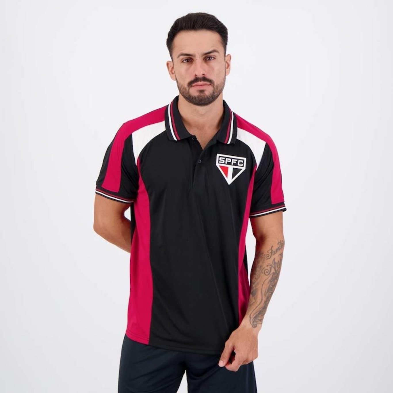 Camisa Polo do São Paulo SPR Pippes - Masculina - Foto 3