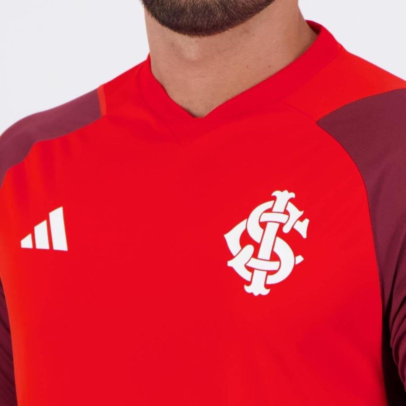 Camisa do Internacional Treino Atleta 2024 adidas - Masculina - Foto 5