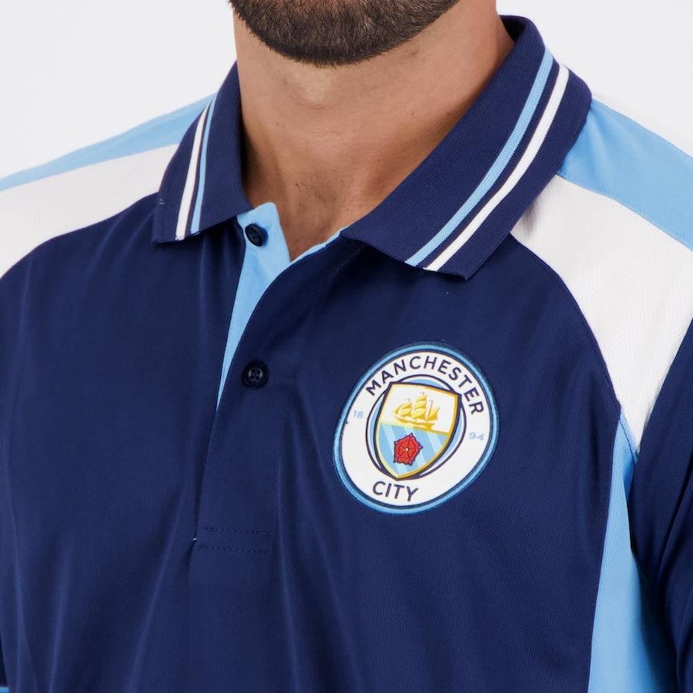 Camisa Polo Manchester City SPR Winner - Masculina - Foto 5