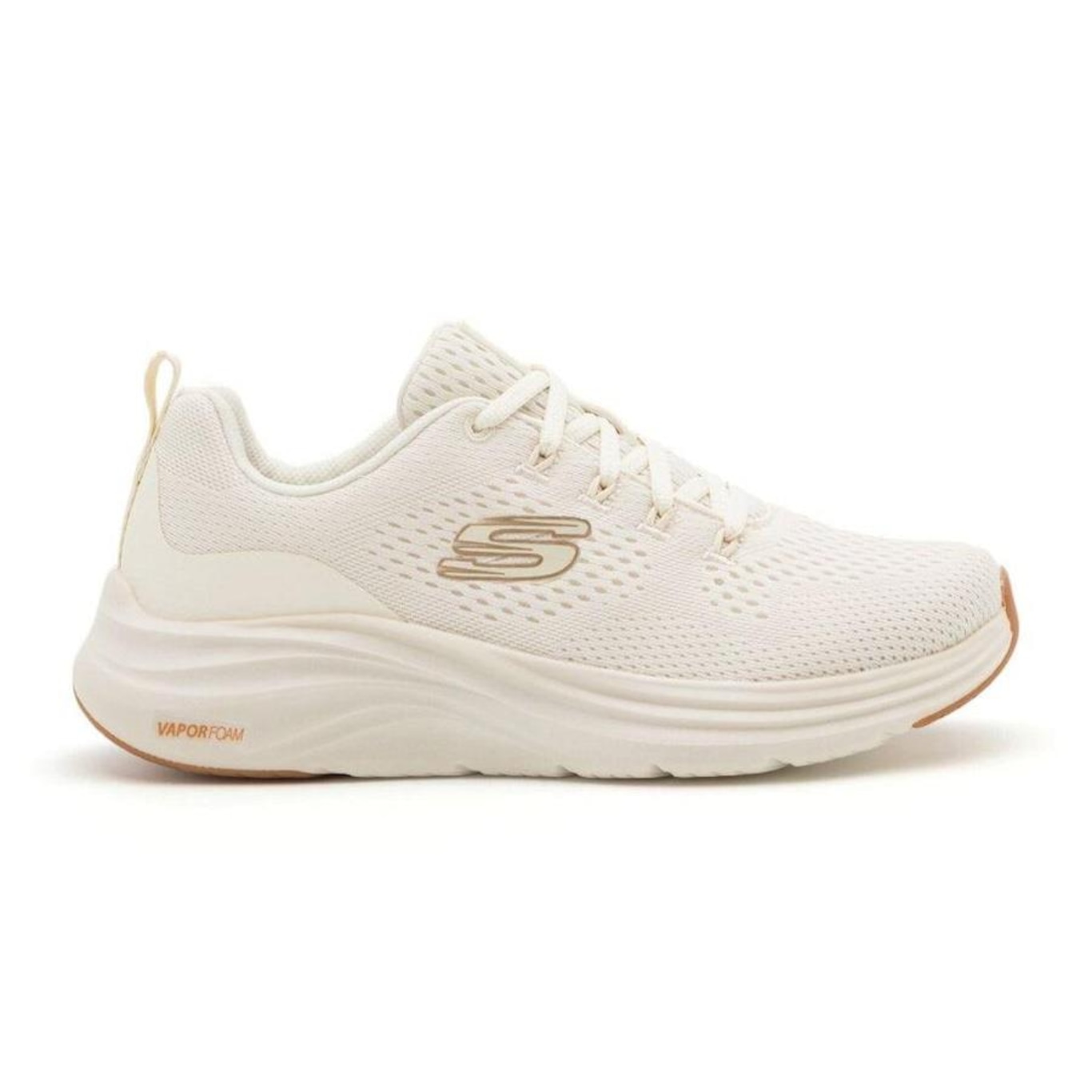 Tênis Skechers Vapor Foam - Fresh Trend Bege Claro - Feminino - Foto 1