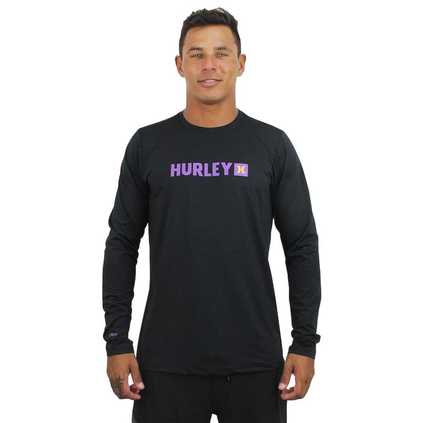 Camiseta Manga Longa Hurley Tee Change - Masculina - Foto 2