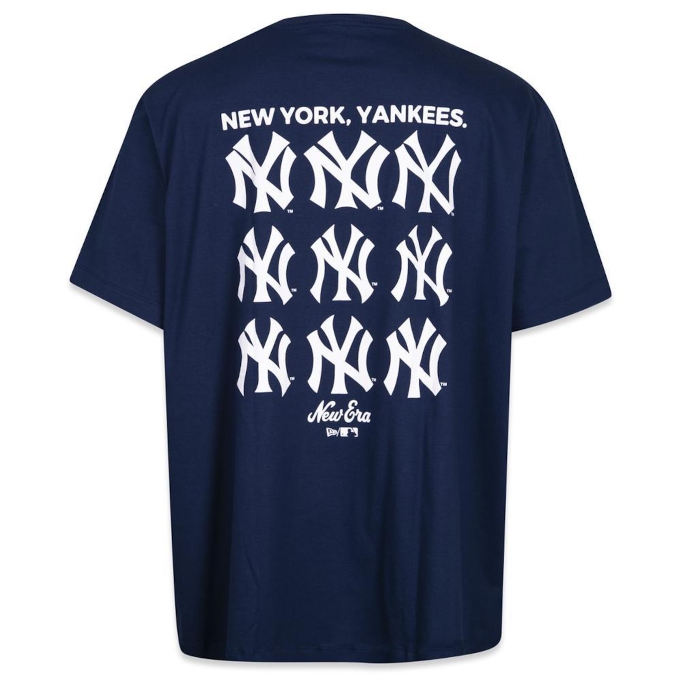 Camiseta New Era Plus Size Regular New York Yankees - Masculina - Foto 2