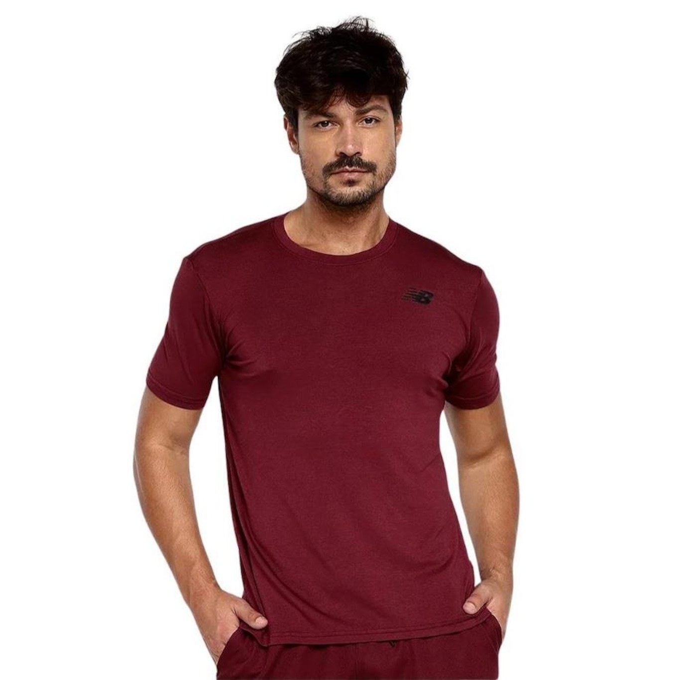 Camiseta New Balance Tenacity Logo - Masculina - Foto 1