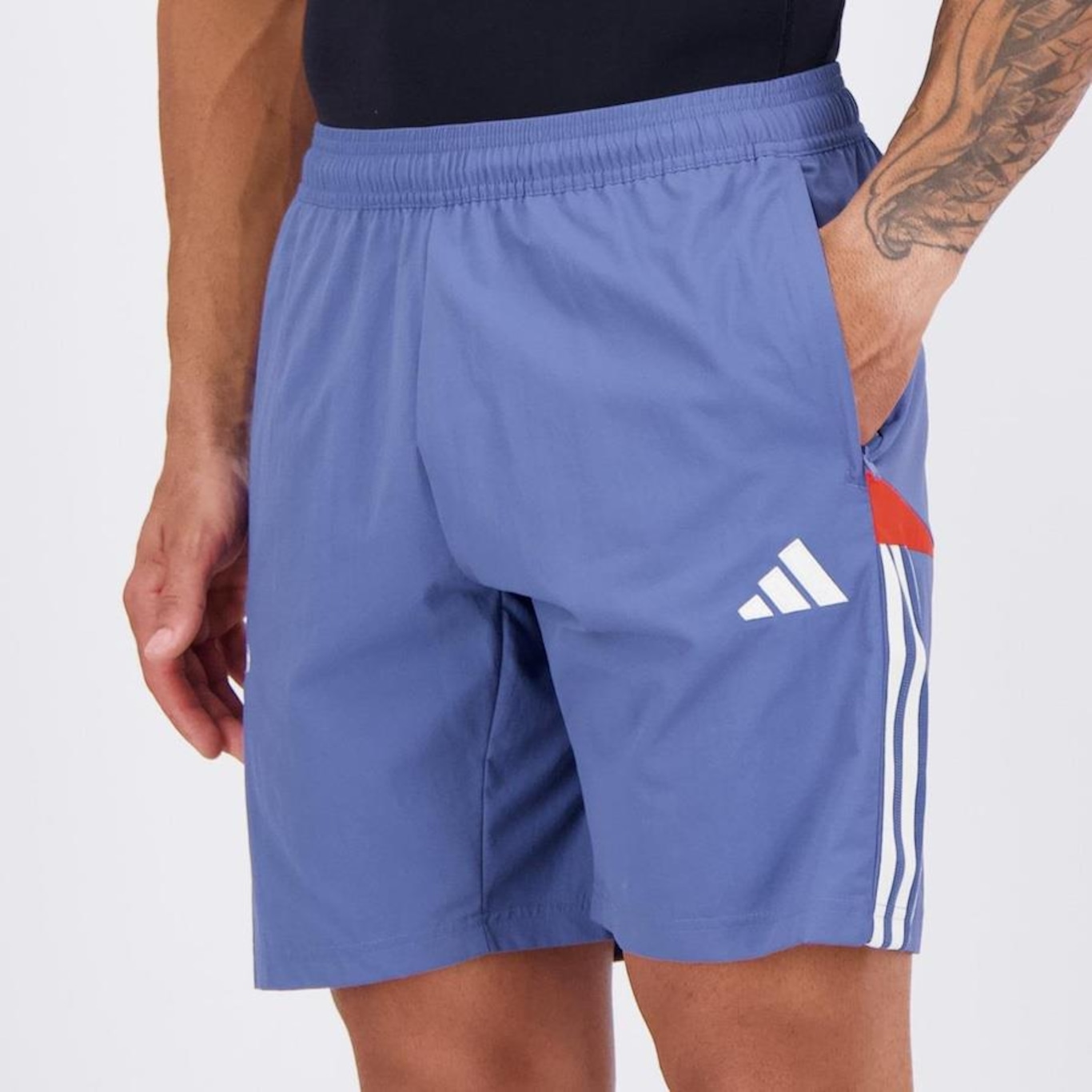 Bermuda do Cruzeiro Viagem 2024 adidas - Masculina - Foto 3