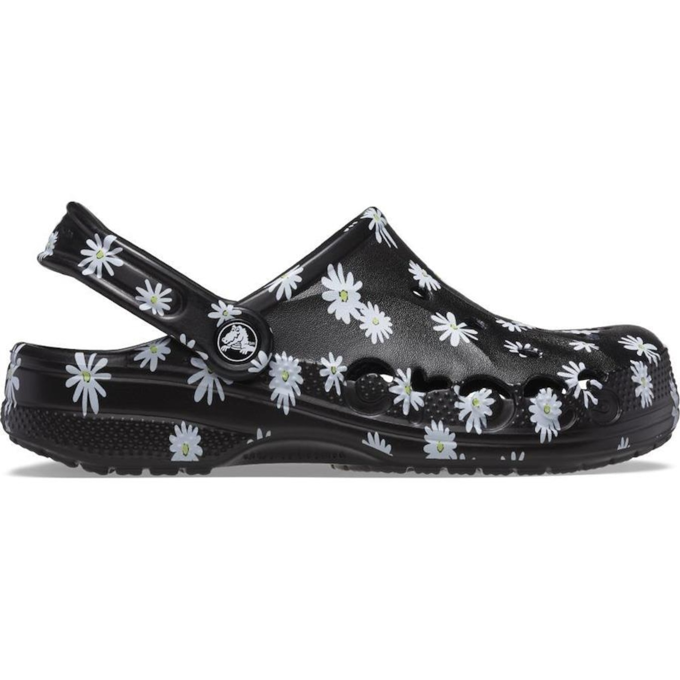 Sandália Crocs Baya Seasonal Printed Cg Daisy - Feminina - Foto 1