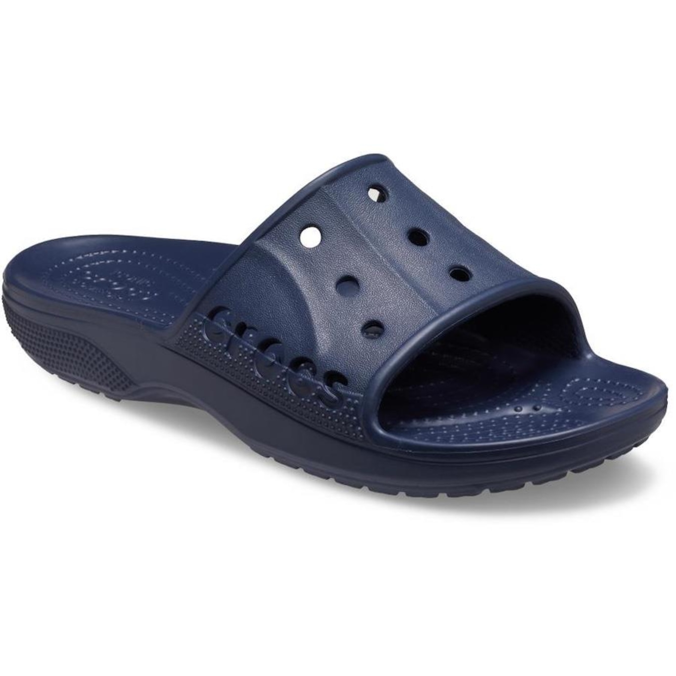 Chinelo Crocs Baya Slide Ii Navy - Adulto - Foto 2