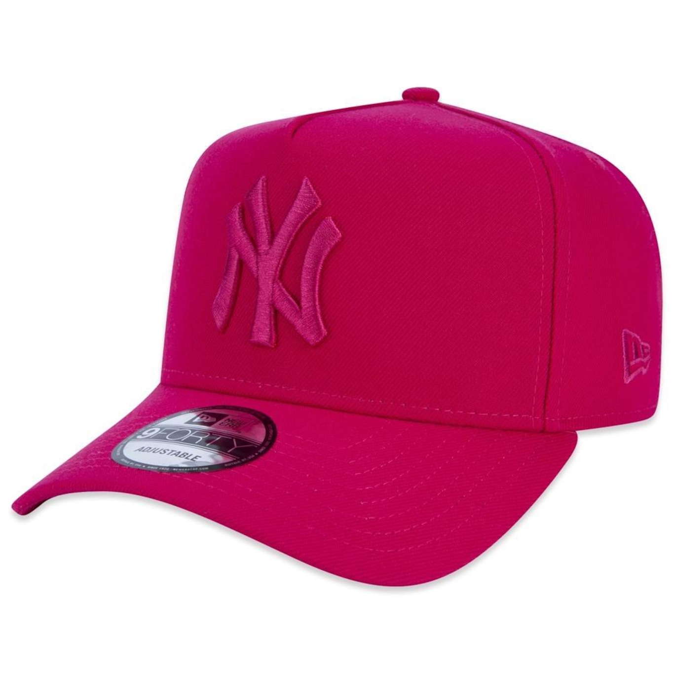 Boné Aba Curva New Era 9Forty A-Frame New York Yankees Core Mlb - Snapback - Adulto - Foto 1