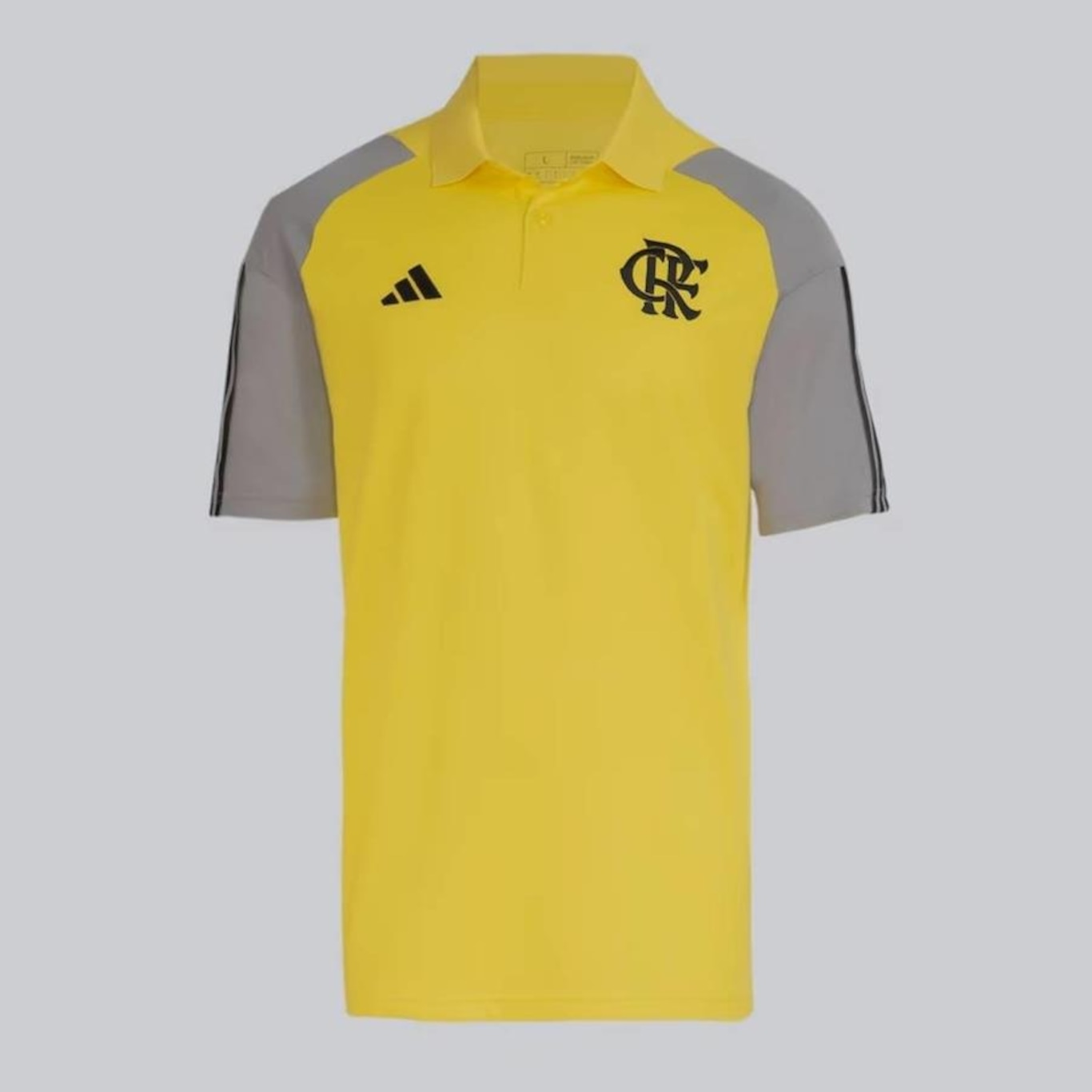 Camisa Polo do Flamengo Comissão adidas - Masculina - Foto 1