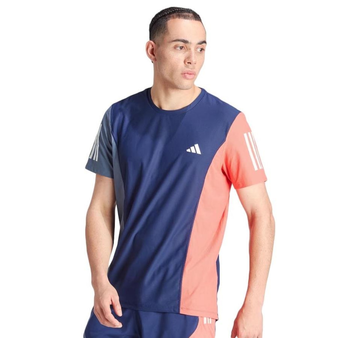 Camiseta adidas Colorblock - Masculina - Foto 2