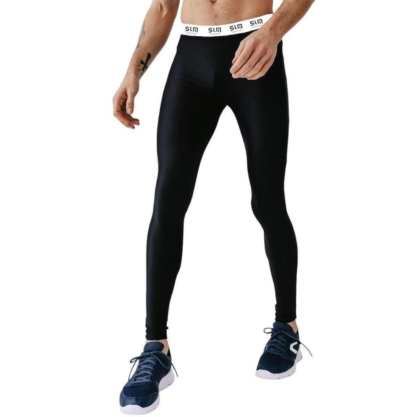 Calça Legging Térmica Esportiva Segunda Pele - Masculina - Foto 2