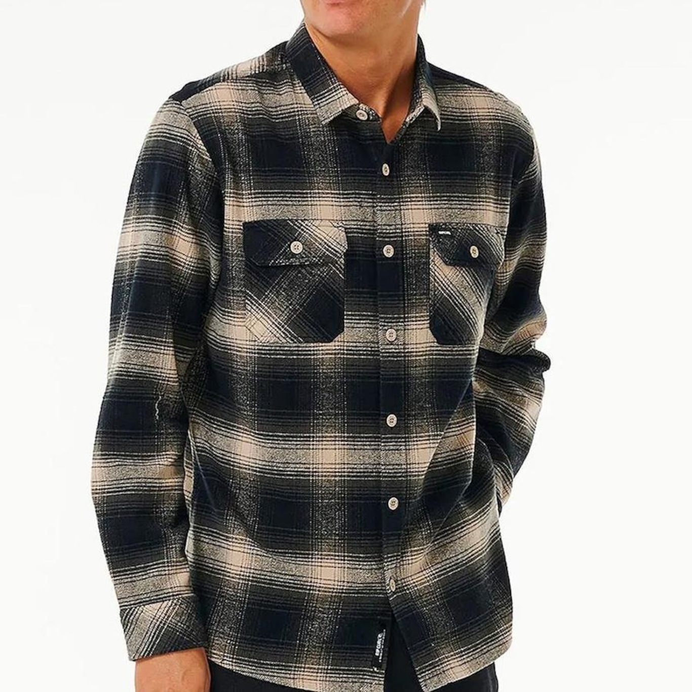 Camisa Manga Longa Rip Curl Count Flannel - Masculina - Foto 1