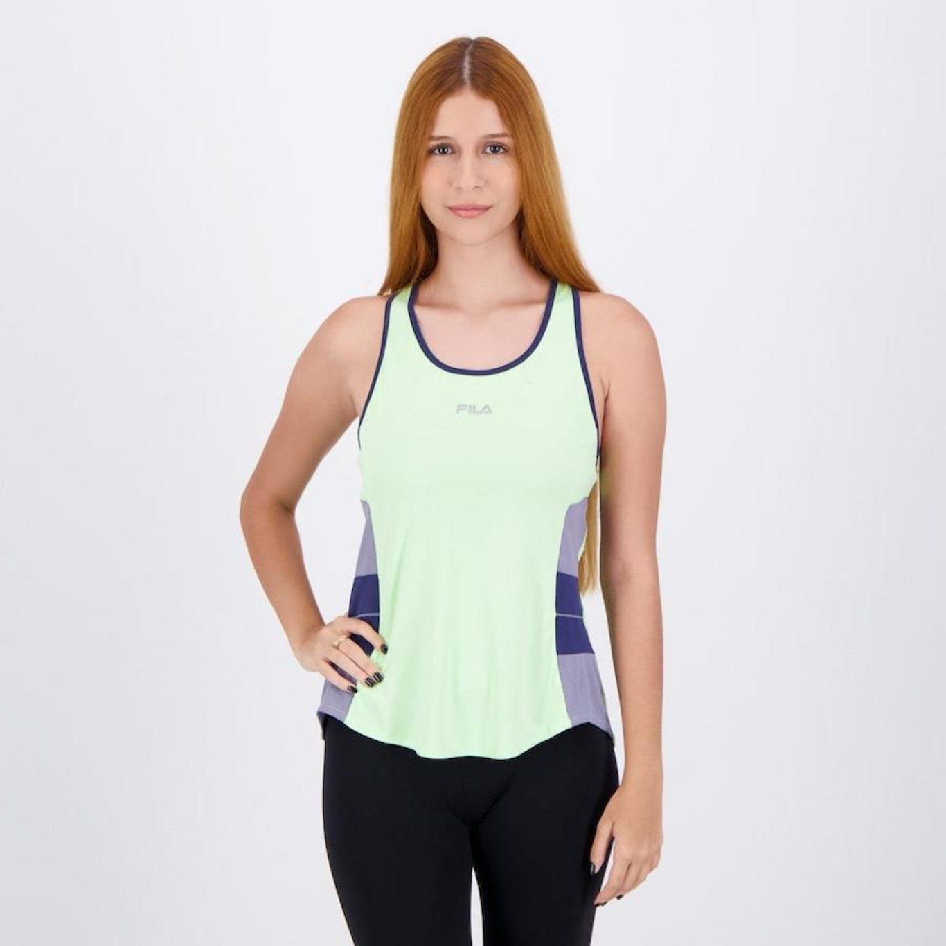 Camiseta Regata Fila Tank Block - Feminina - Foto 1