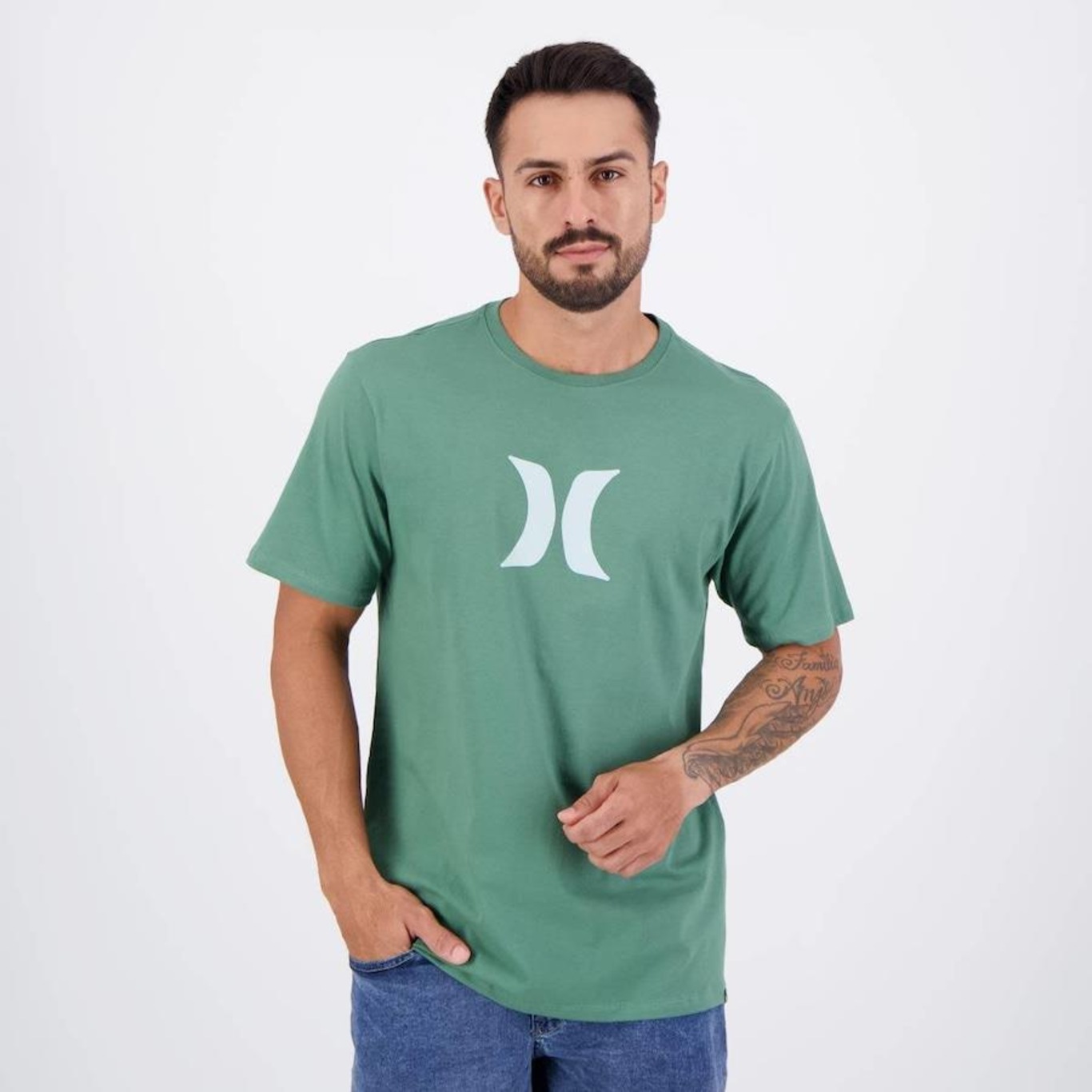 Camiseta Hurley Icon - Masculina - Foto 1