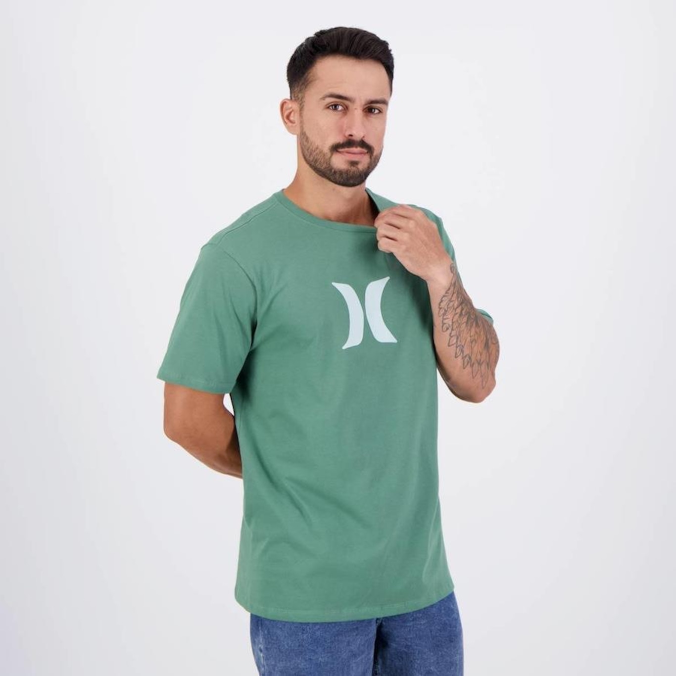 Camiseta Hurley Icon - Masculina - Foto 2