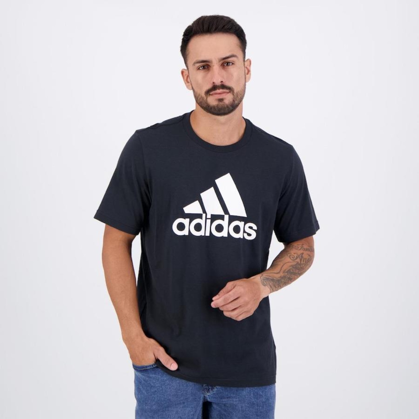 Camiseta adidas Big Logo - Masculina - Foto 1