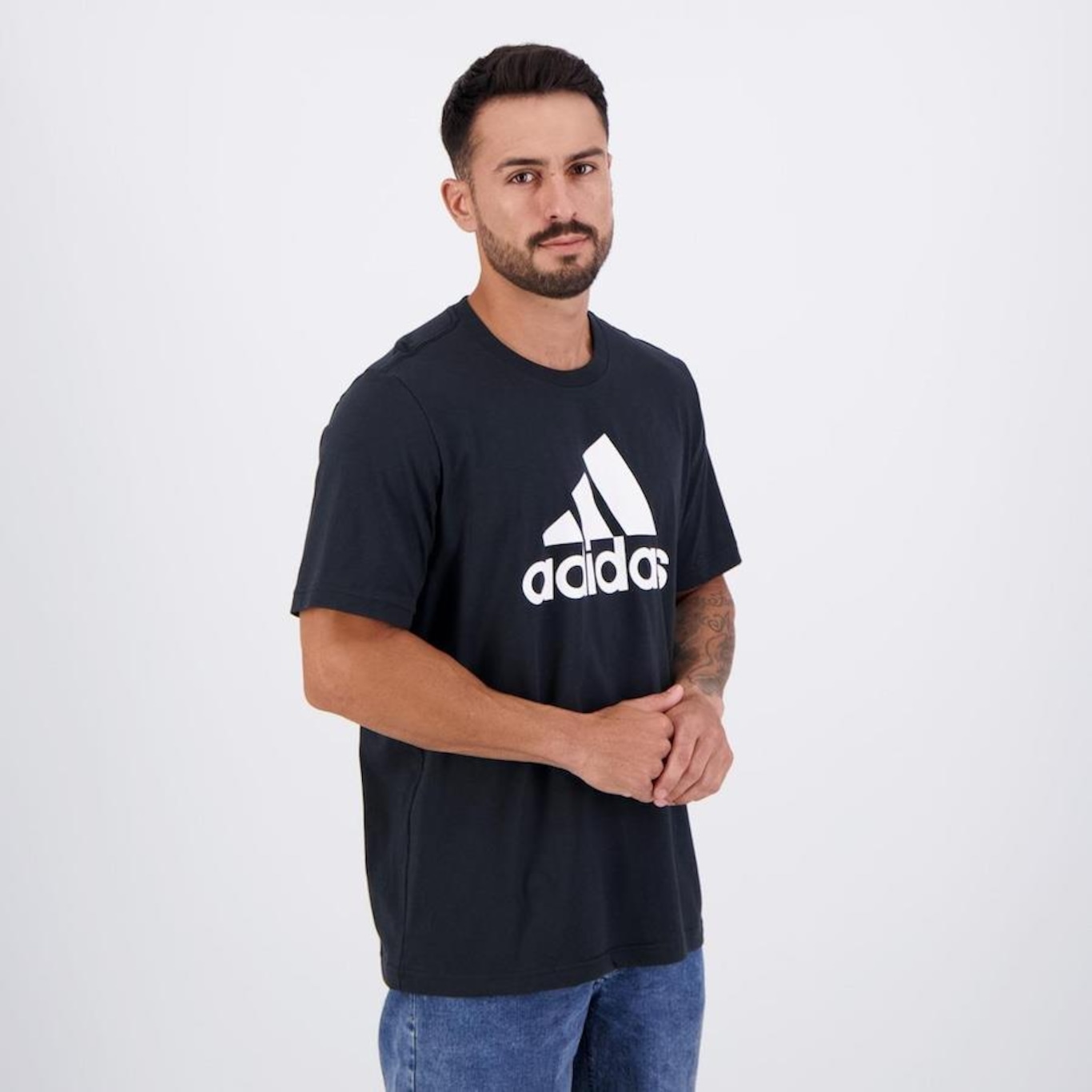 Camiseta adidas Big Logo - Masculina - Foto 2