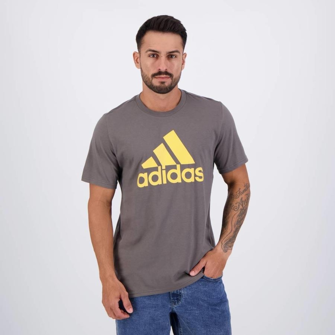 Camiseta adidas Big Logo - Masculina - Foto 1