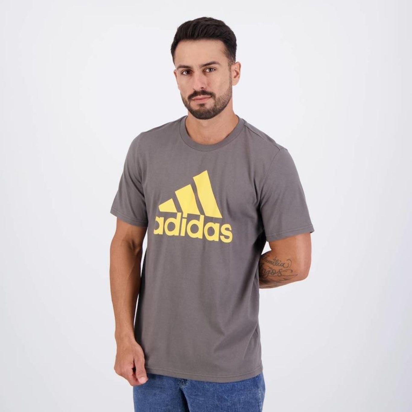 Camiseta adidas Big Logo - Masculina - Foto 3