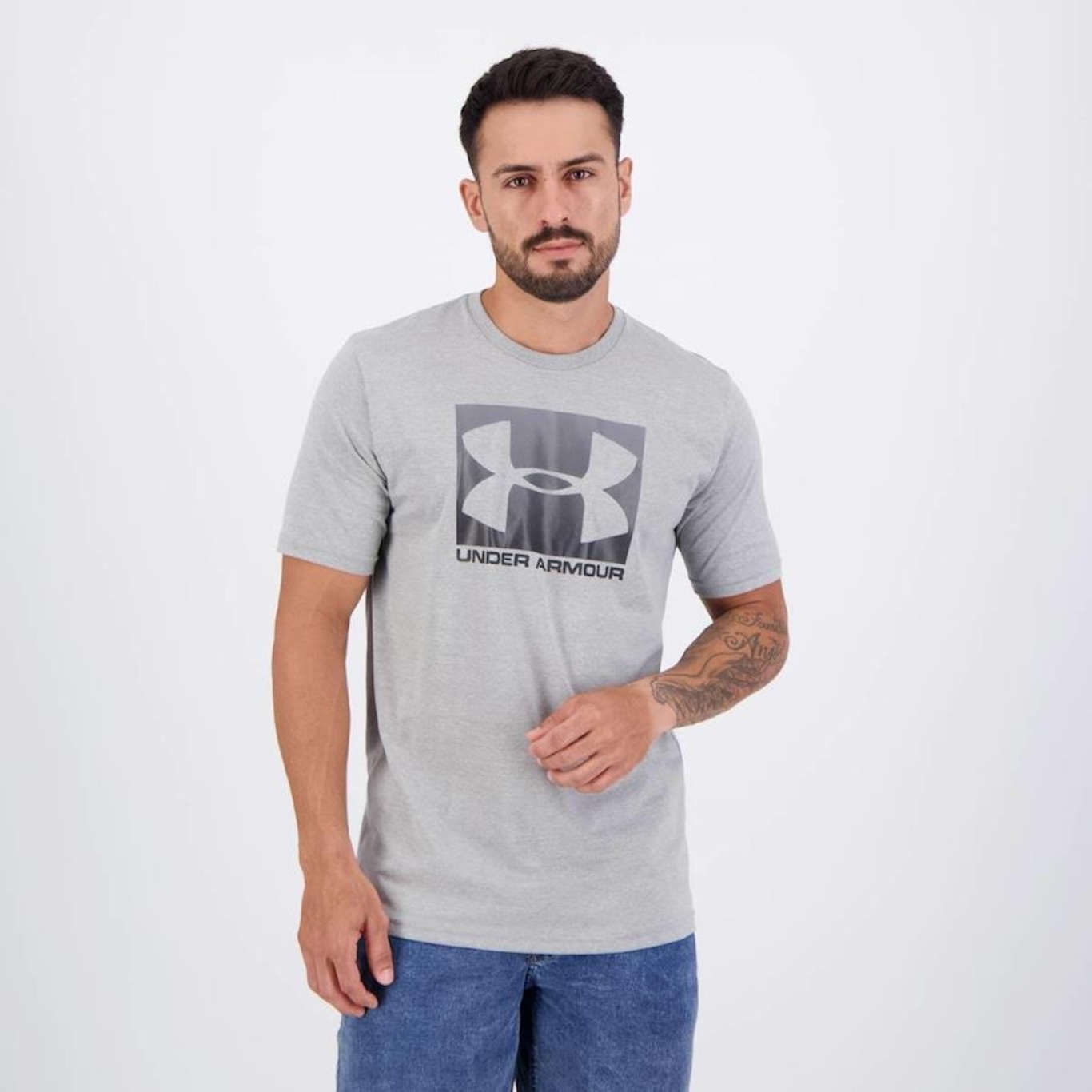 Camiseta Under Armour Boxed Sportstyle Brz - Masculina - Foto 1