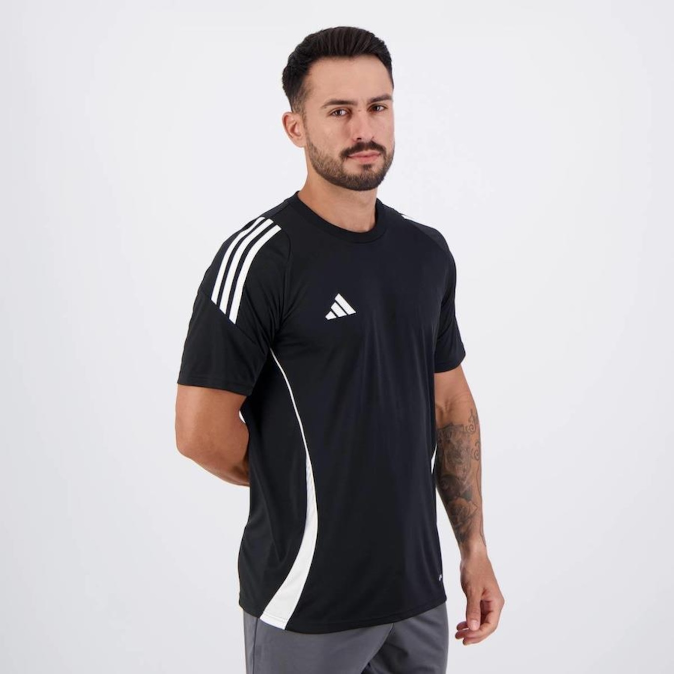 Camiseta adidas Tiro 24 - Masculina - Foto 2