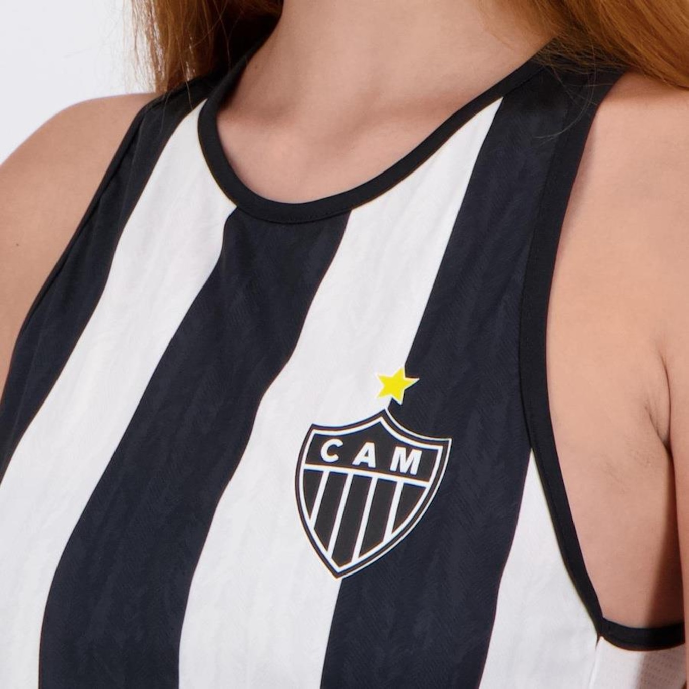 Camiseta Regata Atlético Mineiro Foliage Braziline - Feminina - Foto 6