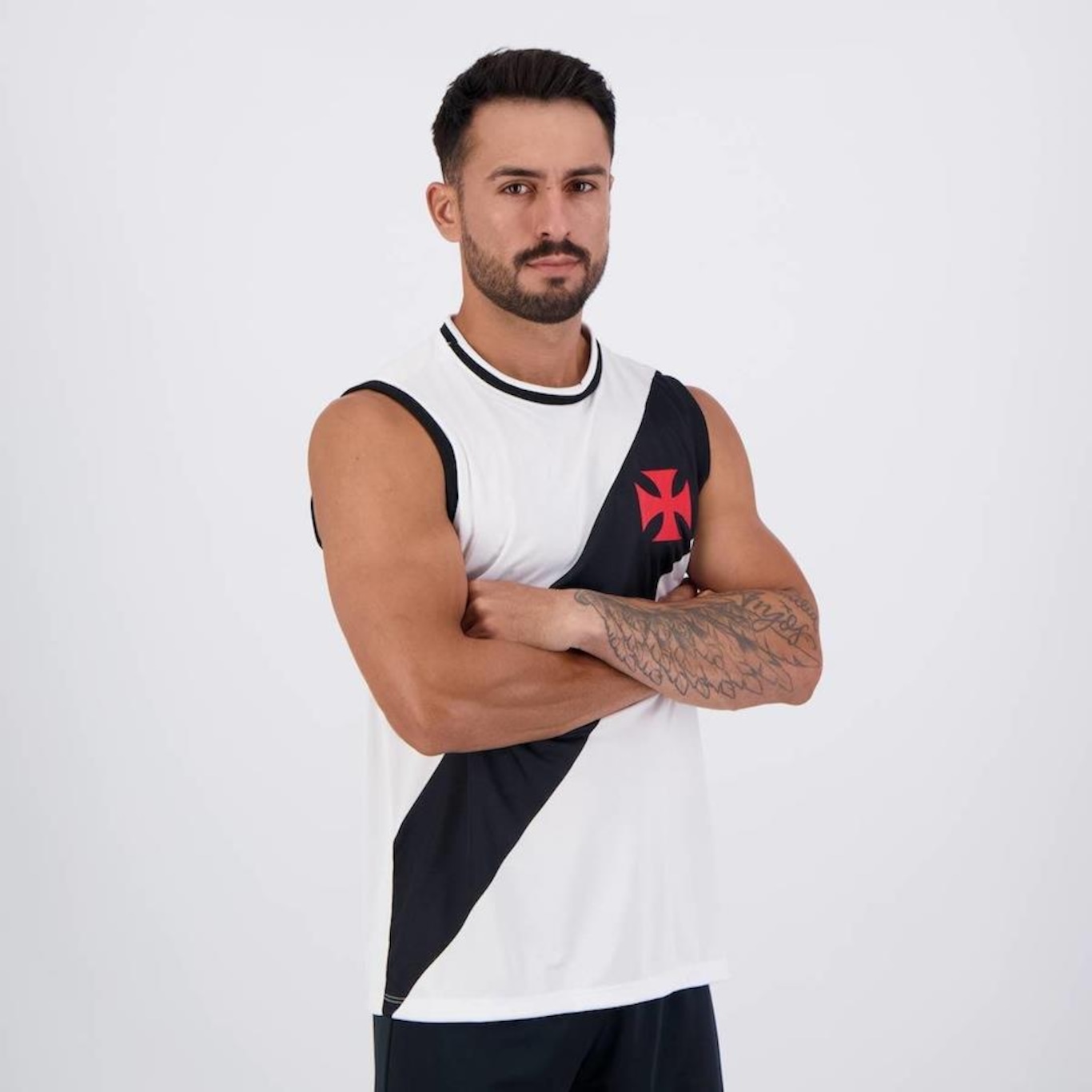 Camiseta Regata do Vasco Blooming Braziline - Masculina - Foto 1