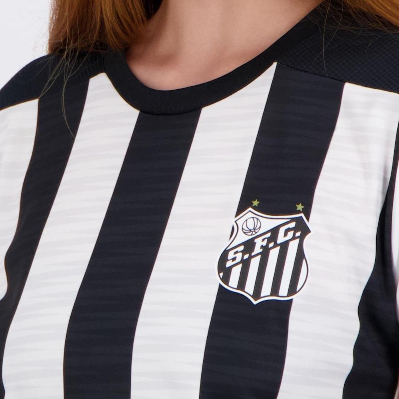 Camisa do Santos Majestic Braziline - Feminina - Foto 6