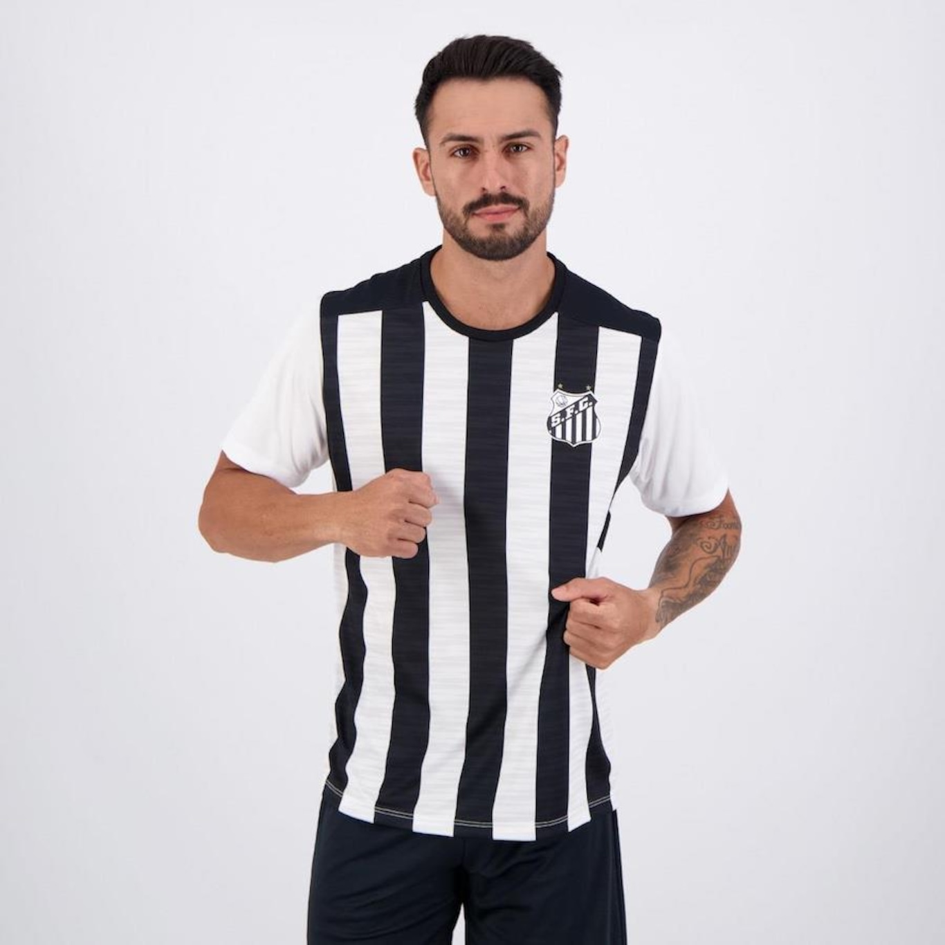 Camisa do Santos Braziline Majestic - Masculina - Foto 4