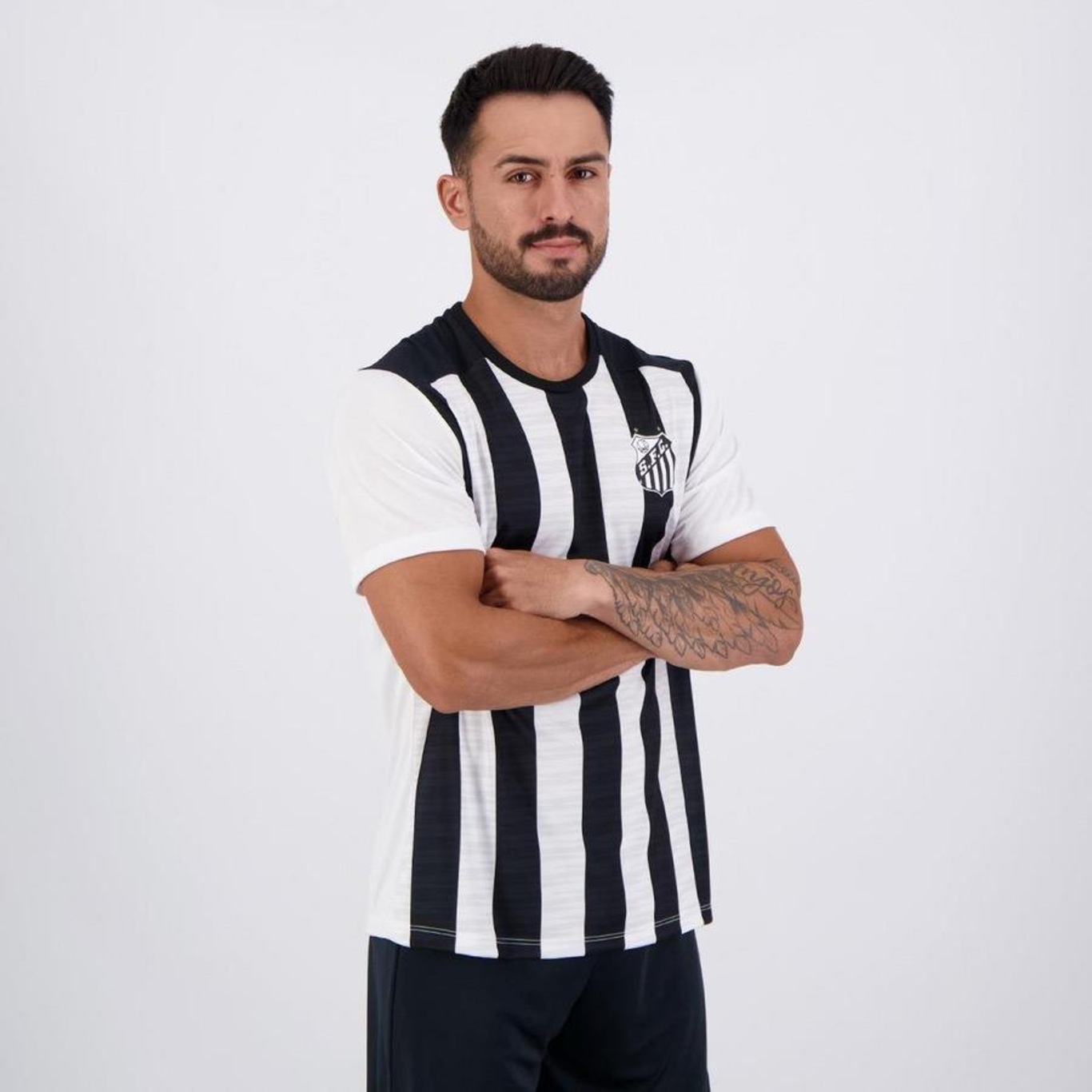 Camisa do Santos Braziline Majestic - Masculina - Foto 5