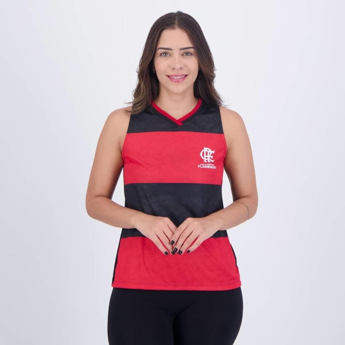 Camiseta Regata Flamengo Essence Braziline - Feminina - Foto 3