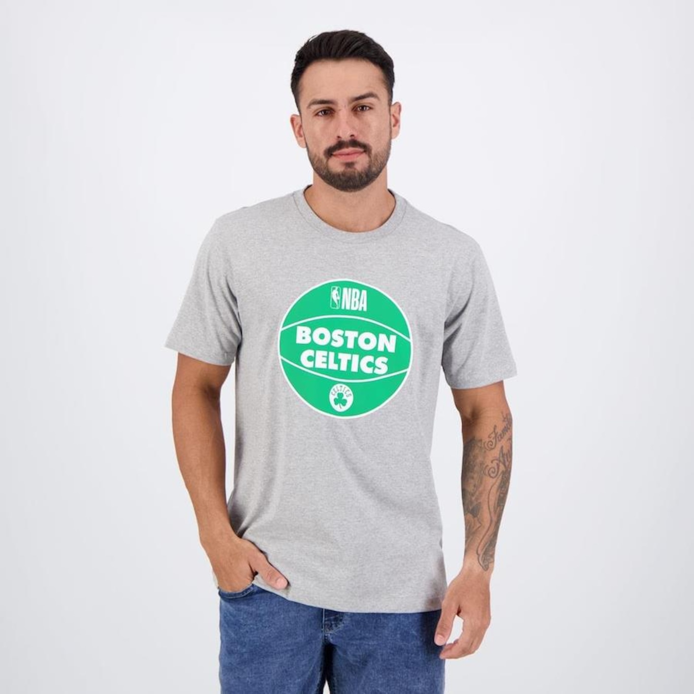 Camiseta New Era Nba Boston Celtics Core - Masculina - Foto 1