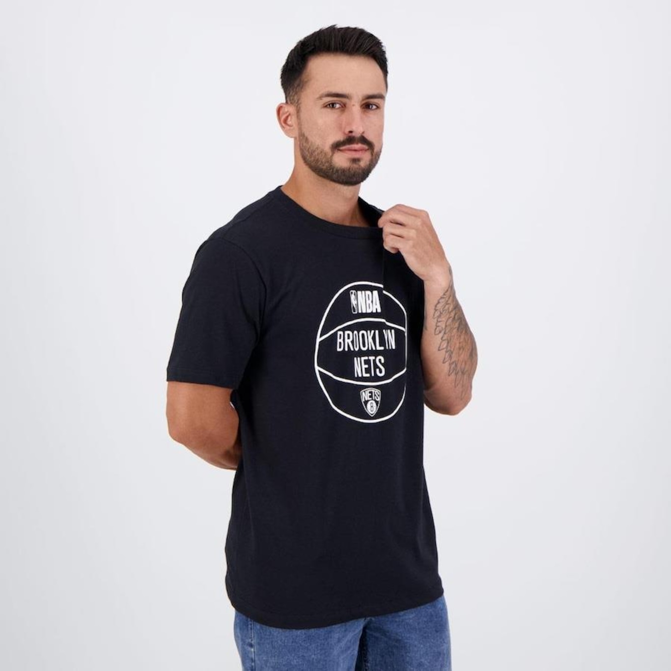 Camiseta New Era Nba Brooklyn Nets Core - Masculina - Foto 2