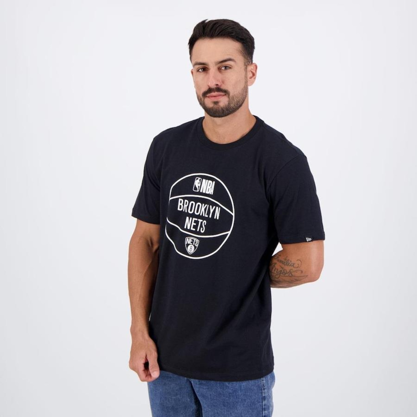 Camiseta New Era Nba Brooklyn Nets Core - Masculina - Foto 3