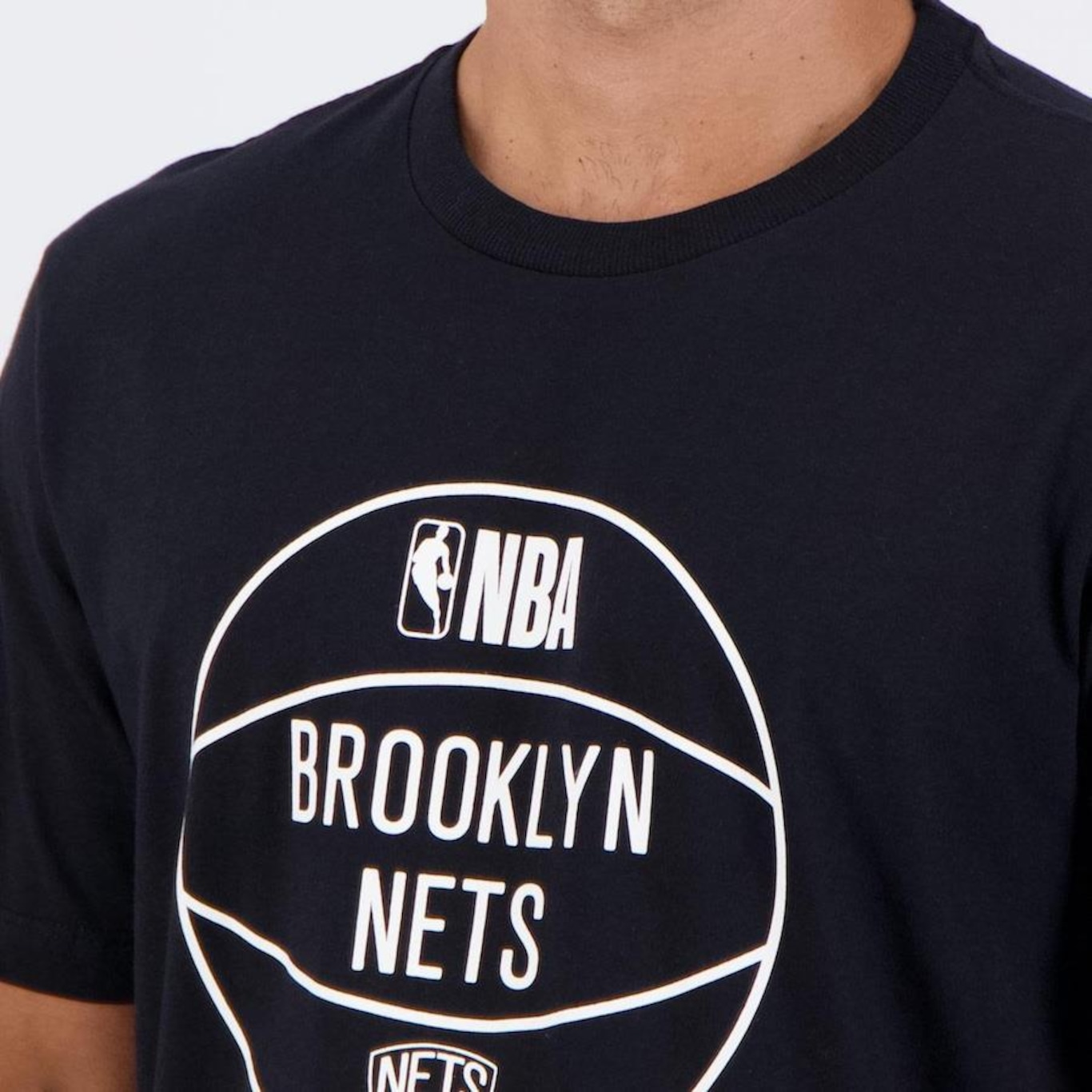 Camiseta New Era Nba Brooklyn Nets Core - Masculina - Foto 5