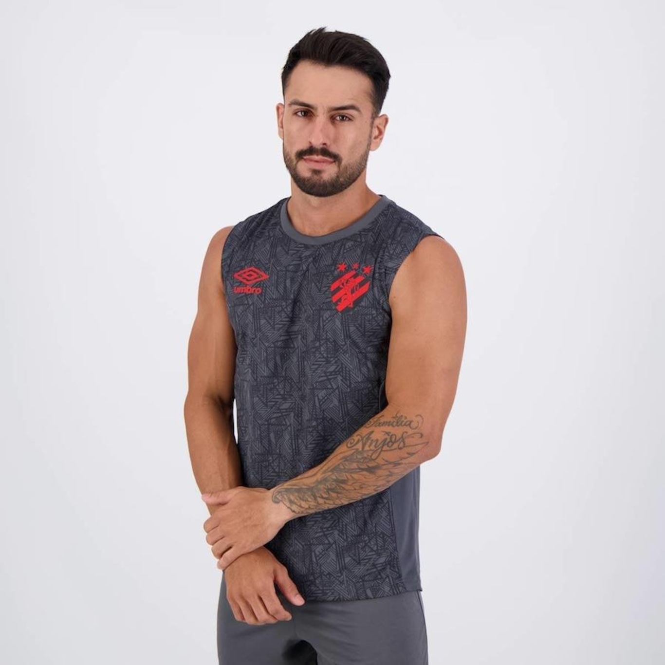 Camiseta Regata do Sport Recife Treino 2024 Umbro Masculina - Foto 3