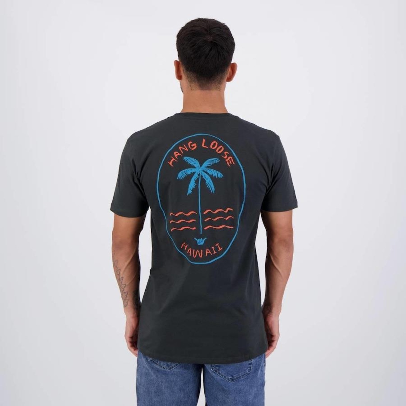 Camiseta Hang Loose Palms - Masculina - Foto 4