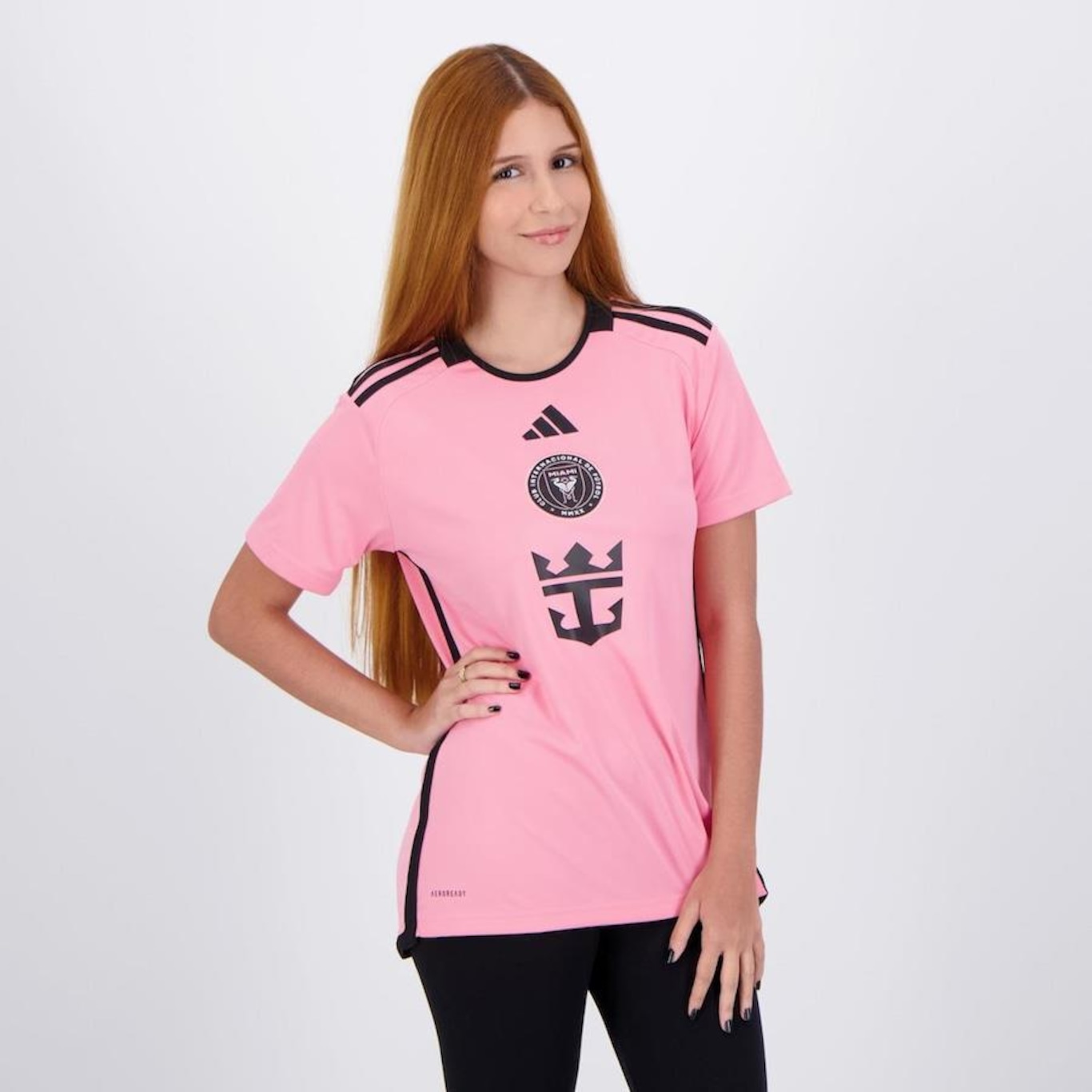 Camisa do Inter Miami 2024 adidas 10 Messi - Feminina - Foto 3