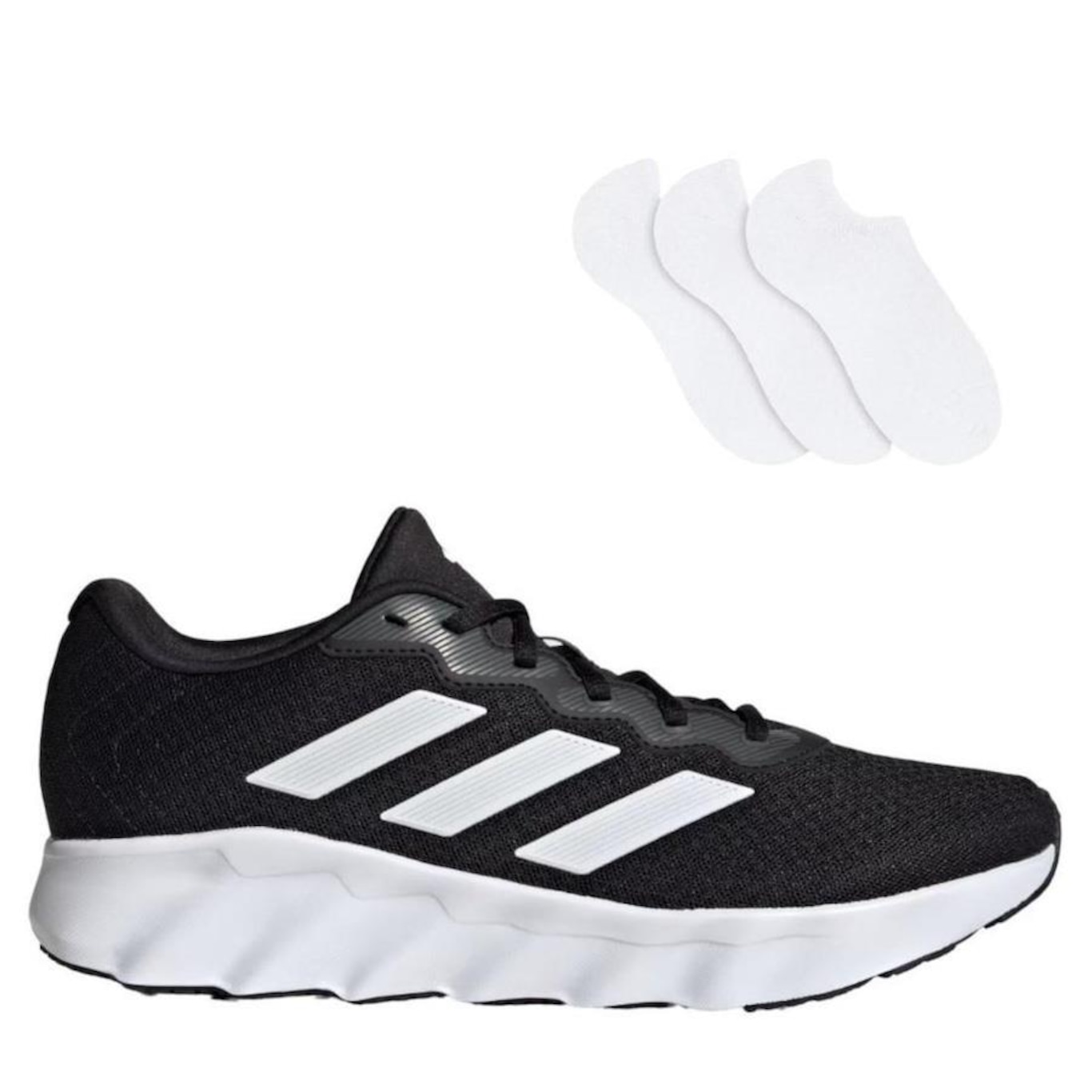 Kit Tênis adidas Switch Move + 3 Pares de Meias - Unissex - Foto 1