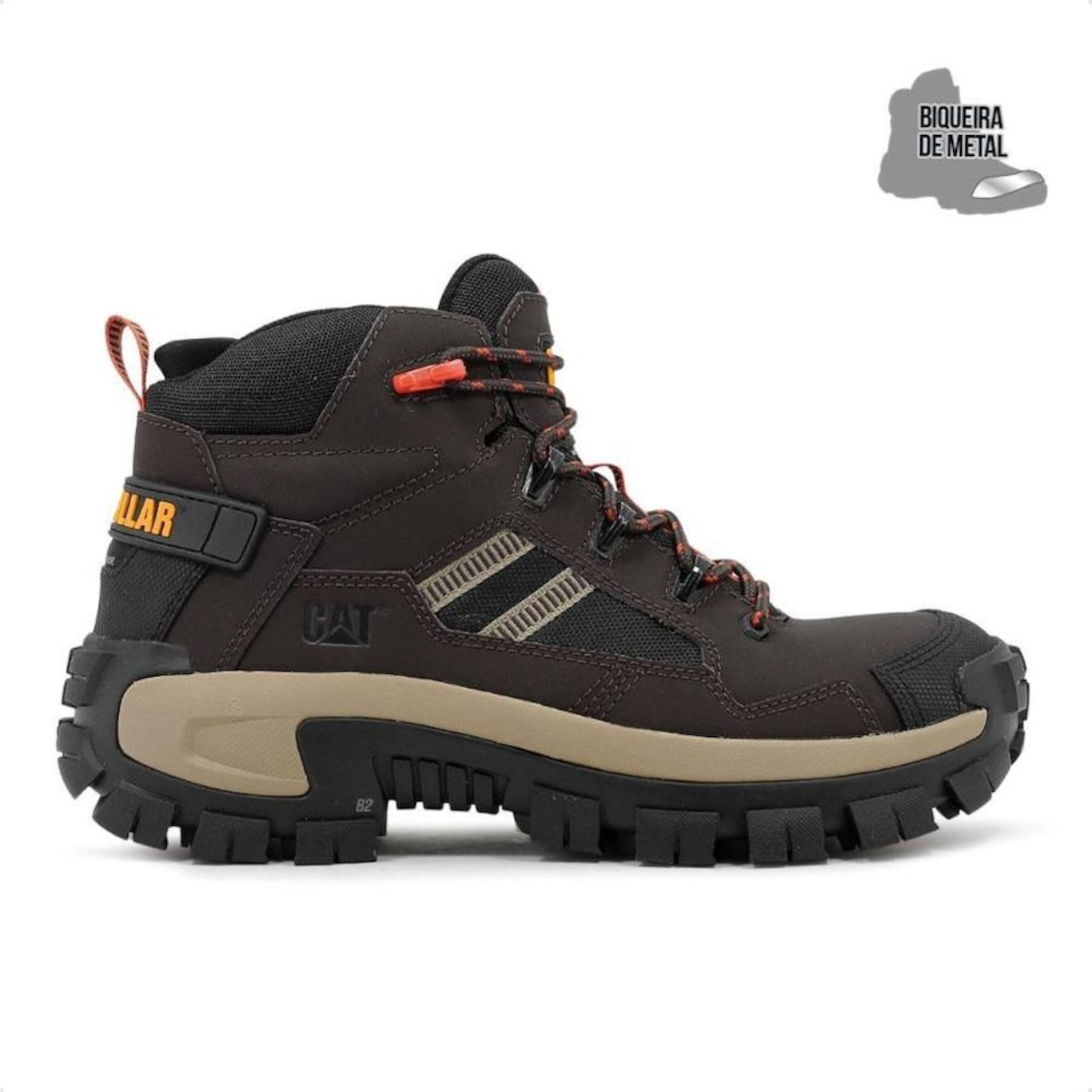 Bota Caterpillar Invader Mid Vent - Masculina - Foto 3